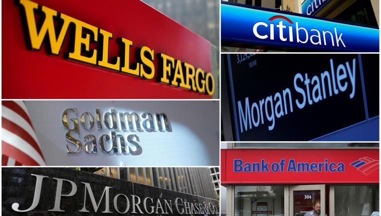 US Banks Under Pressure the Likes of JPMorgan Chase, Bank of America, Wells Fargo, Goldman Sachs...